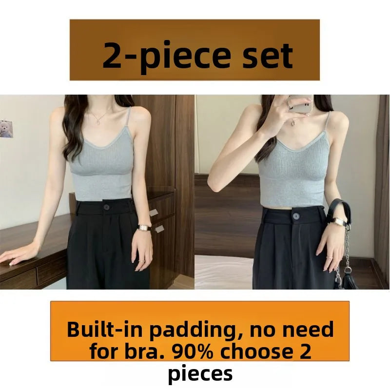 Women's Padded Sporty Strap Tank Top