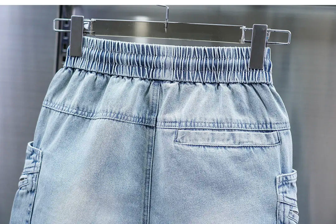 Fashionable Street Jeans Cool Zipper Harem Jeans High Quality Luxury Brand Men Clothing
