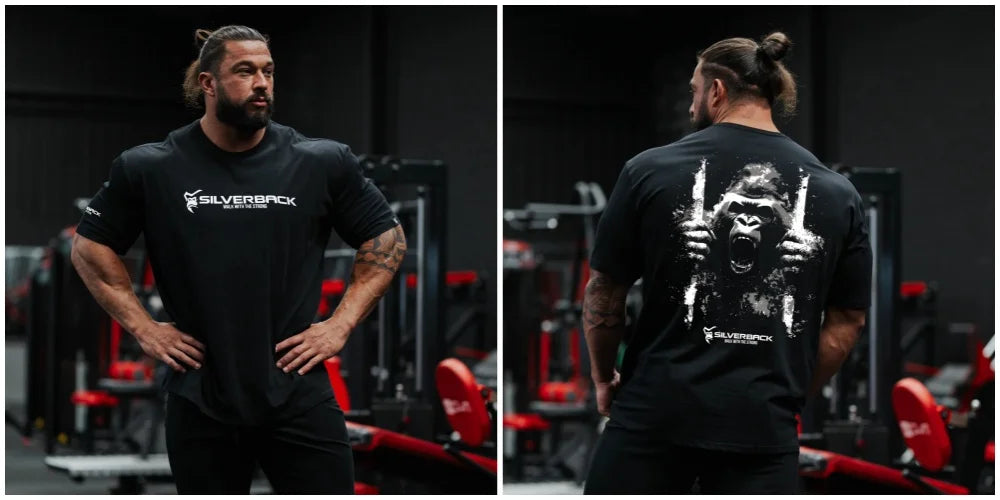 Apex Ritual – オーバーサイズ ジムTシャツ – ゆったり 通気性 ボディビルディング フィットネスTシャツ