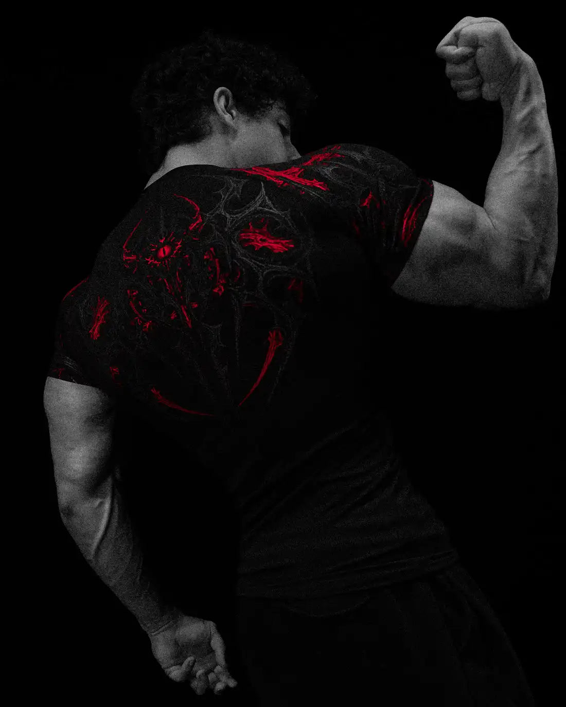 Breathedivinity Fitness Sports T-shirt with High Elasticity and Short Sleeve for Men