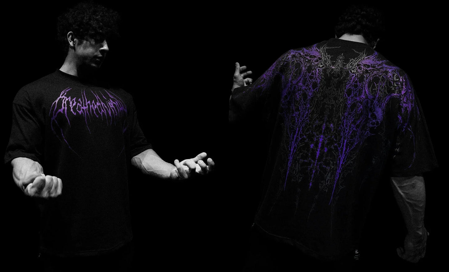 Breathedivinity American-style loose-fitting fitness cotton t-shirt