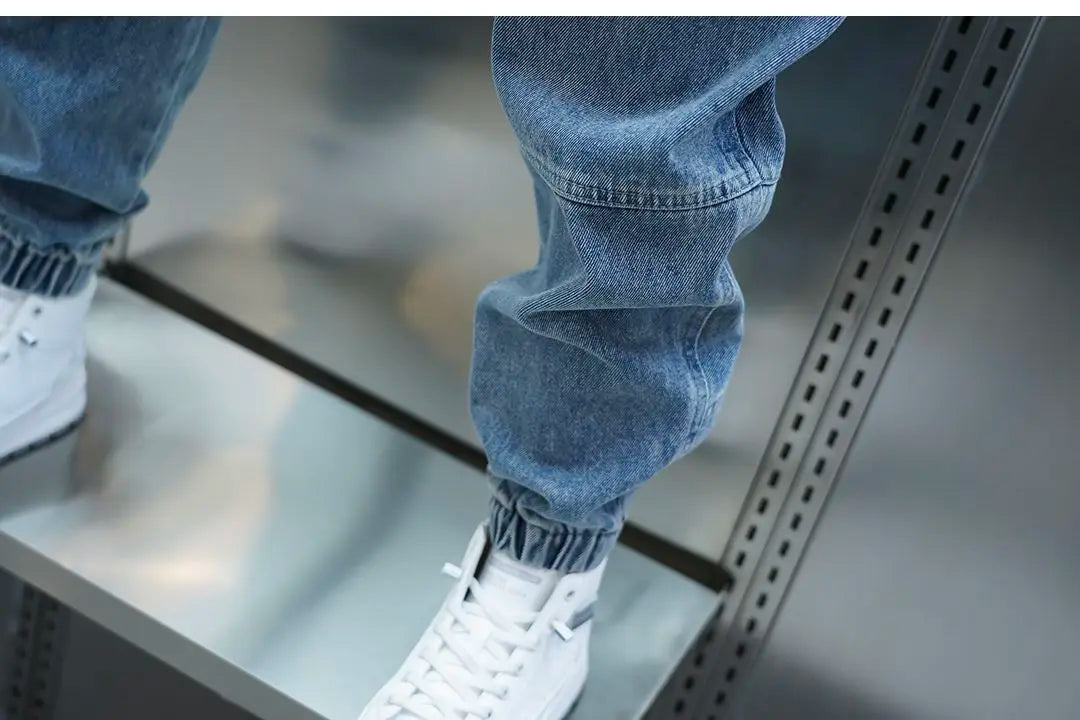 Fashionable Harem Jeans Outdoor Casual Men's Trousers Luxury Brand Men Clothing