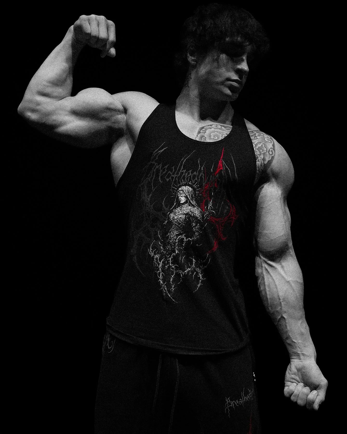 Breathedivinty Men's Sports Vests for Jogging and Fitness Training T-Shirts