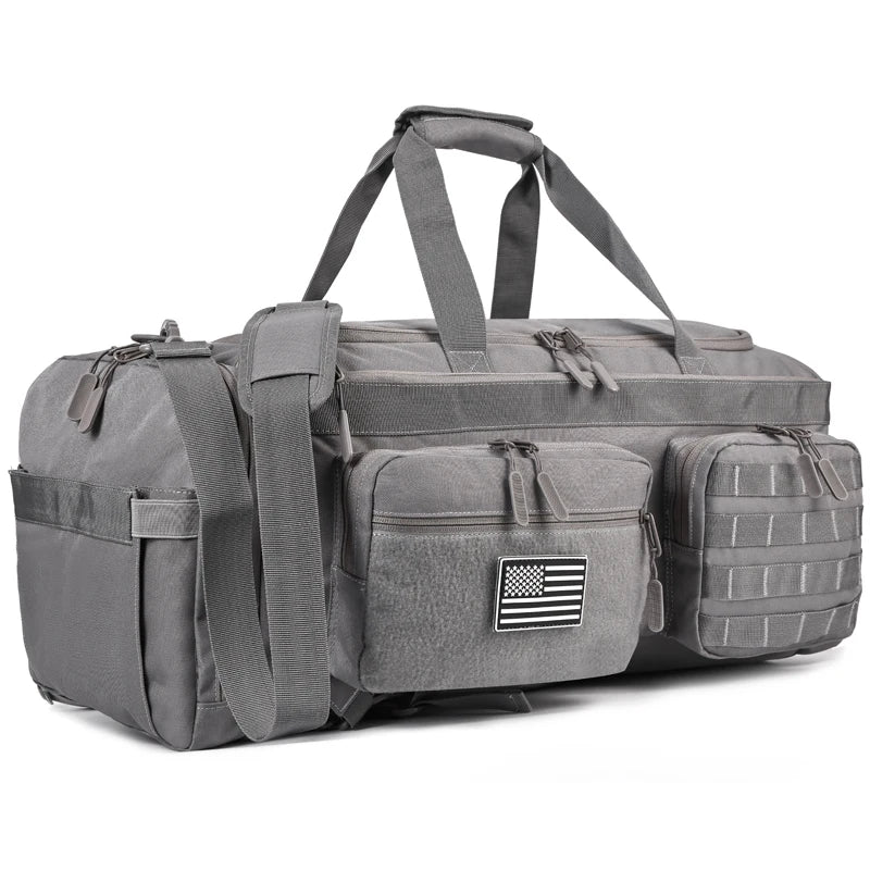 Apex Ritual 50L Travel Duffle Backpack – Gym Bag with Shoe Compartment & Wet Pocket