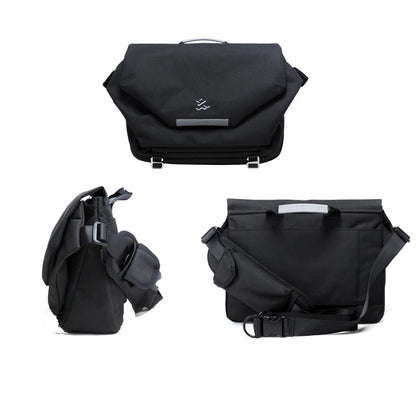 MOYYI Design Large Laptop Messenger Bag for Men Waterproof Travel Crossbody Shoulder Bag Reflective Cycling College School Bag