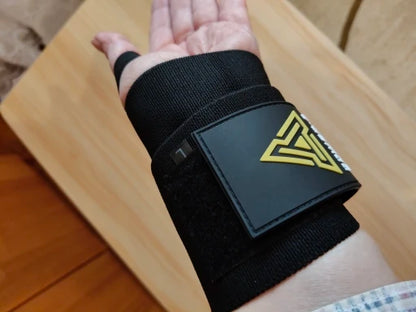 1Pair Premium Wrist Band Wrist Support Brace Strap Extra Strength Weightlifting Wrist Wrap Bandage for Fitness Gym Training Gift