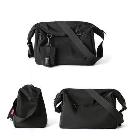 MOYYI INS Korean Style Men Messenger Bags Women Travel Casual Large Hobo Bag Waterproof Nylon Laptop Crossbody Shoulder Bag