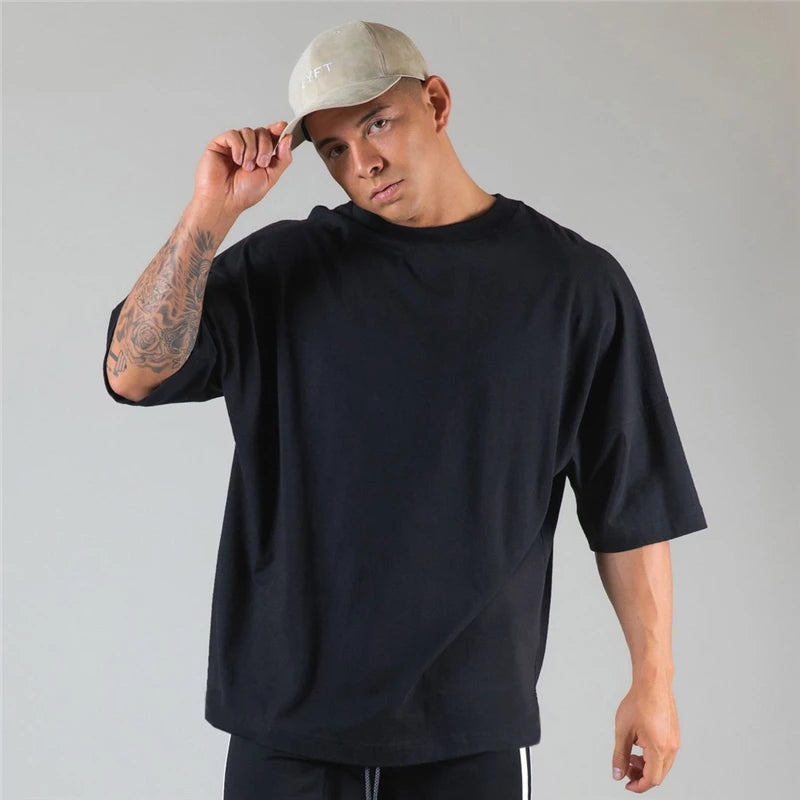 Apex Ritual – 日本とイギリスのコットンジムランニングTシャツ – 半袖ワークアウトトレーニングTシャツ