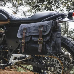 Men's outdoor shoulder casual student bag large capacity travel backpack canvas leather climbing bag