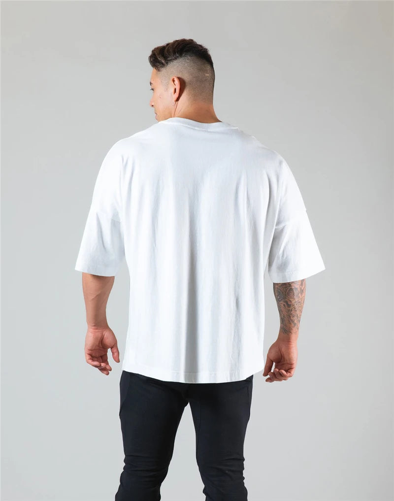 Apex Ritual – 日本とイギリスのコットンジムランニングTシャツ – 半袖ワークアウトトレーニングTシャツ