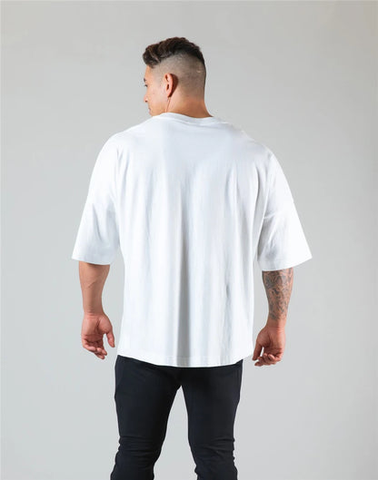 Apex Ritual – 日本とイギリスのコットンジムランニングTシャツ – 半袖ワークアウトトレーニングTシャツ