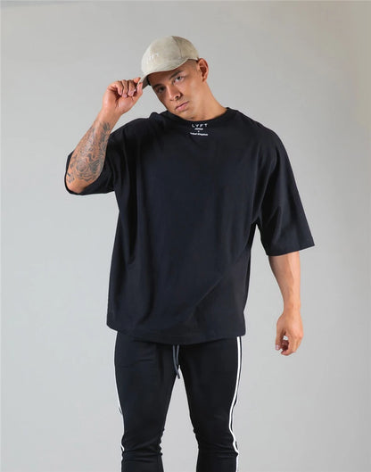 Apex Ritual – 日本とイギリスのコットンジムランニングTシャツ – 半袖ワークアウトトレーニングTシャツ