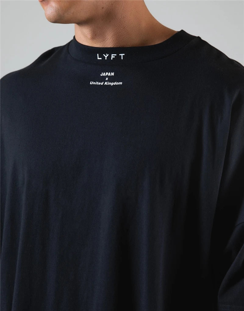 Apex Ritual – 日本とイギリスのコットンジムランニングTシャツ – 半袖ワークアウトトレーニングTシャツ