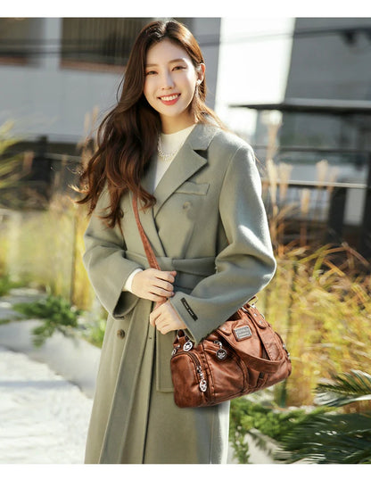 Hot Luxury Handbags Women Bags Designer Crossbody Large Capacity Female Shoulder Bag Fashion Brand Ladies Leather Messenger Bags