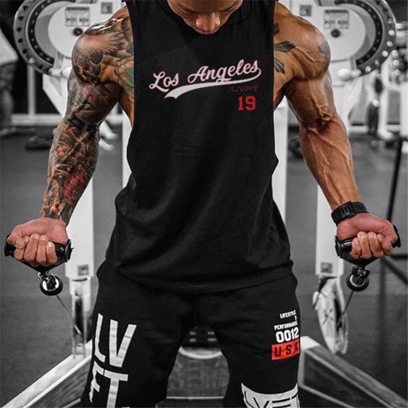 Workout Gym Men's Tank Top Muscle Sleeveless Vest Sportswear Shirt Stringer - APEX RITUAL men's tank tops
