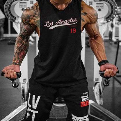 Workout Gym Men's Tank Top Muscle Sleeveless Vest Sportswear Shirt Stringer - APEX RITUAL men's tank tops