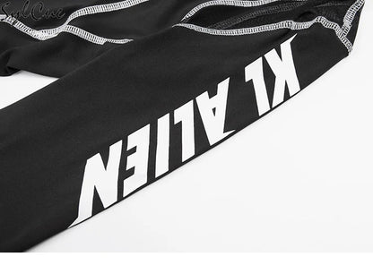 Sylcue Mesh Colorblock Half Turtleneck Bottoming Shirt Letter Print Topstitching Long Sleeve T-Shirt All-match One Piece Women