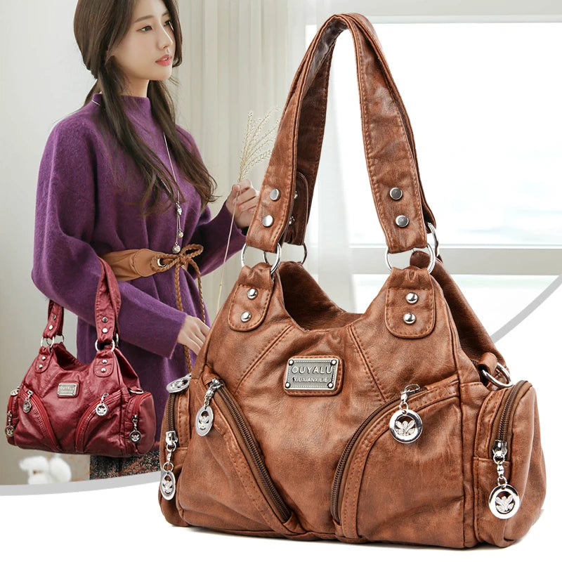 Hot Luxury Handbags Women Bags Designer Crossbody Large Capacity Female Shoulder Bag Fashion Brand Ladies Leather Messenger Bags
