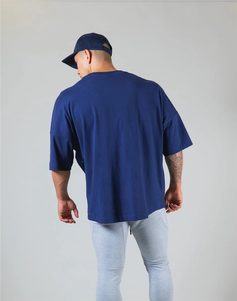 Apex Ritual – 日本とイギリスのコットンジムランニングTシャツ – 半袖ワークアウトトレーニングTシャツ
