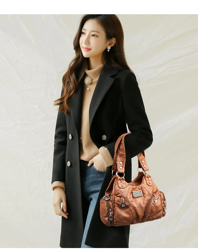 Hot Luxury Handbags Women Bags Designer Crossbody Large Capacity Female Shoulder Bag Fashion Brand Ladies Leather Messenger Bags
