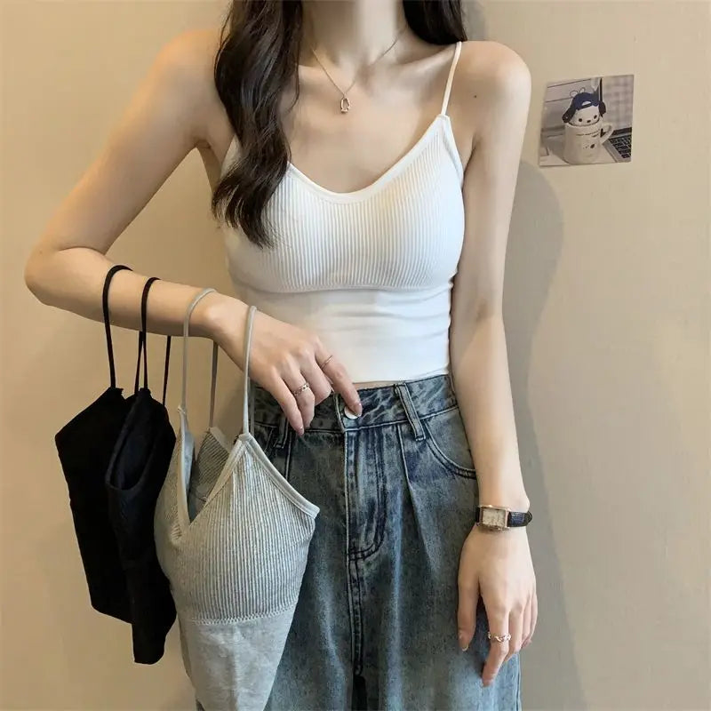 Women's Padded Sporty Strap Tank Top