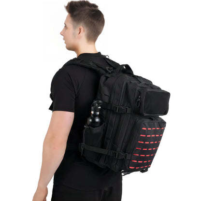 25L/50L Tactical Backpack Bag Hunting MOLLE Backpack GYM for Men Outdoor Hiking Travel Rucksack Witch 2 Bottle Holders