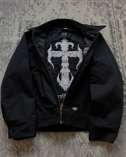 Apex Ritual – Y2K原宿ヴィンテージレター刺繍ジャケットレディース – ゴシックヒップホップカジュアルコート