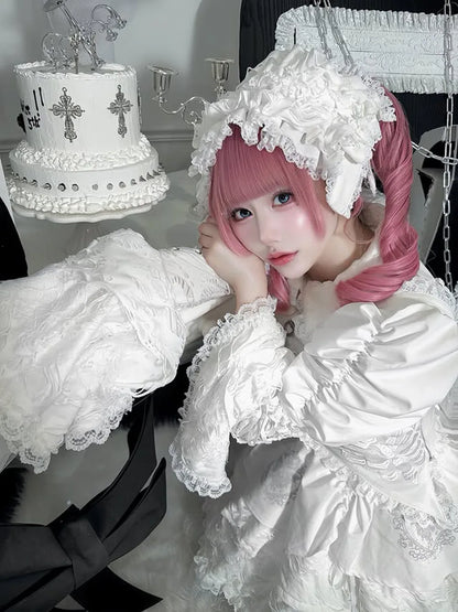 Women's Harajuku Gothic Lolita Mini Dress
