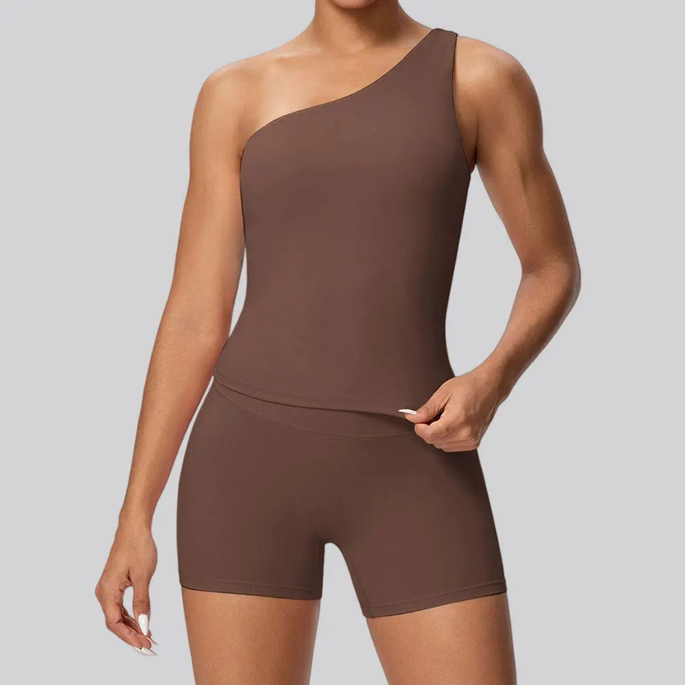 Apex Ritual Women's 2-Piece Sports Set – Push-Up Bra & Shorts