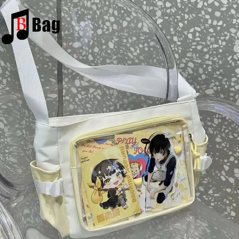 Japanese One shoulder large capacity female Ita Bags Y2K Spice Girl Uniform bag Comic Exhibition Goth Lolita Women Computer bag