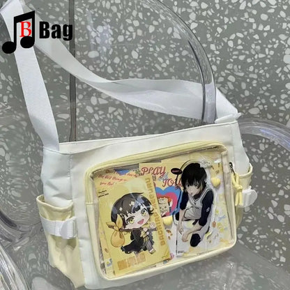 Japanese One shoulder large capacity female Ita Bags Y2K Spice Girl Uniform bag Comic Exhibition Goth Lolita Women Computer bag
