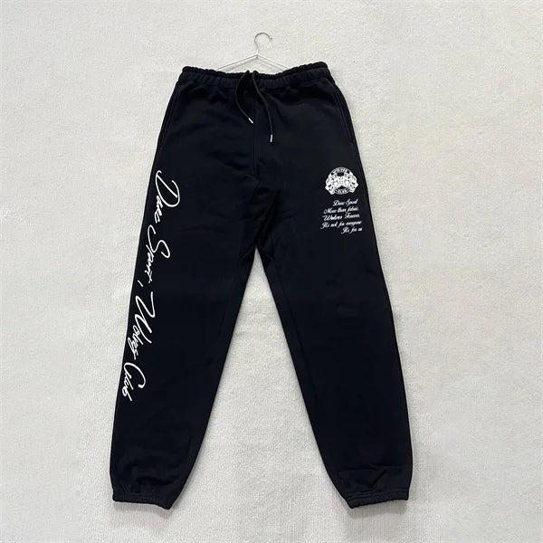 DARC SPORT ankle-length sweatpants, American-style fleece pants, fall/winter fitness training pants, men's and women's matching
