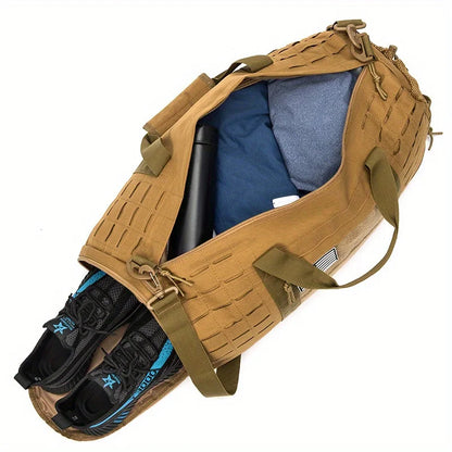 Apex Ritual 40L Gym Duffle Bag – Travel Sports Bag with Shoe Compartment