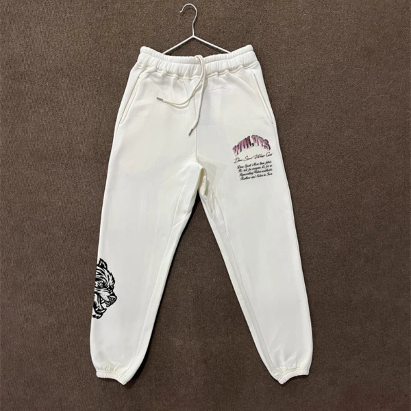DARC SPORT ankle-length sweatpants, American-style fleece pants, fall/winter fitness training pants, men's and women's matching