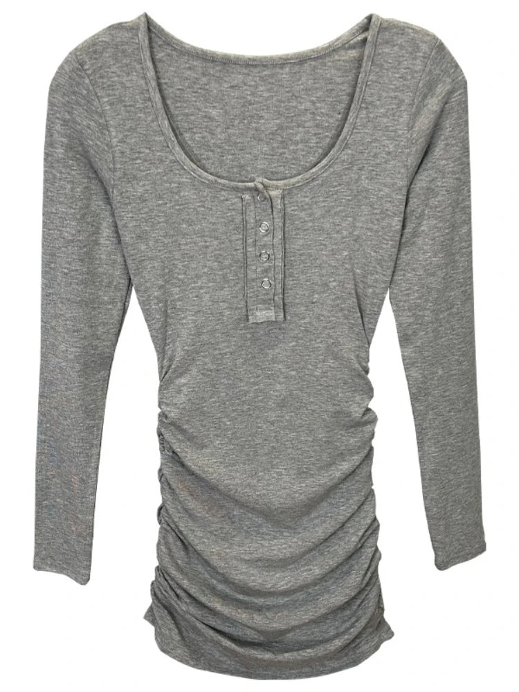 Women's Half-Zip Bodycon Mini Dress
