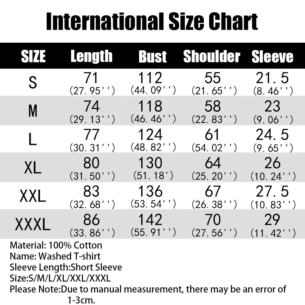 T-shirt Gym Short Sleeve O-neck No-Pain No Gain Fitness Washed Acid Tops Outfits High Quality Men's Clothes 2025 Oversized
