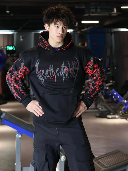 New Men's Fashion Hoodie for Spring/Fall | Street Style Color-Block Print - APEX RITUAL men's hoodies & sweatshirts