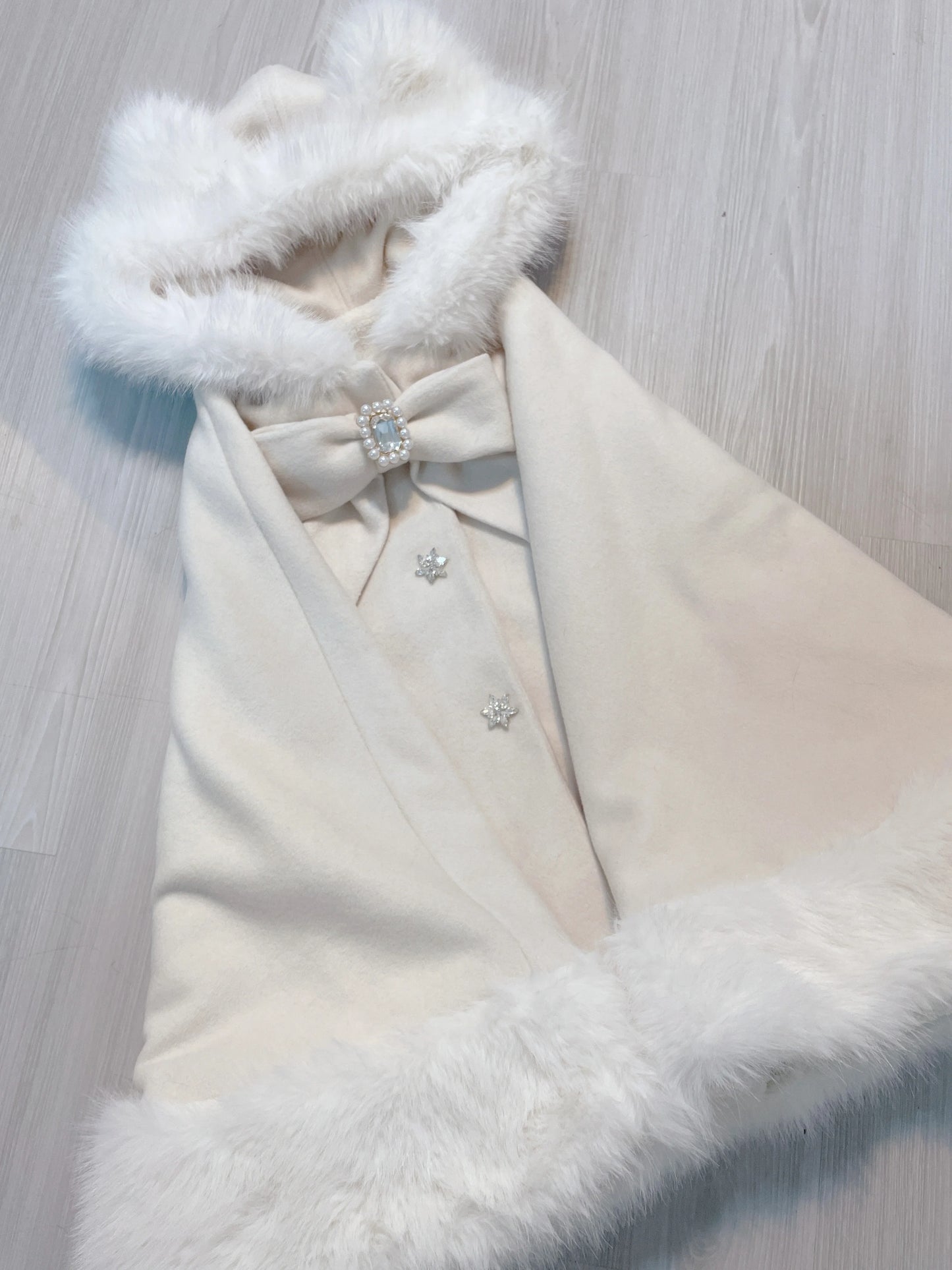Women's Lolita Cat-Ear Wool Cape