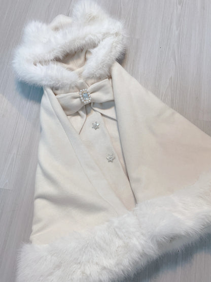 Women's Lolita Cat-Ear Wool Cape