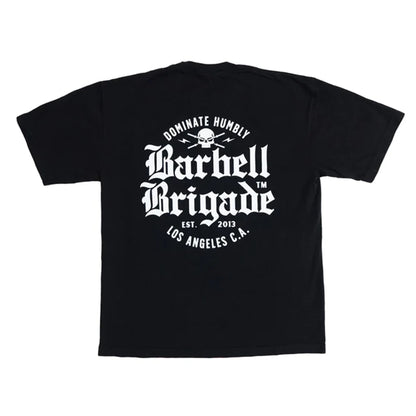 Clearance Sale BARBELL Men Running Sport Cotton T-shirt Gym Fitness Skull Print Shirt Summer Jogging Training Tee Tops