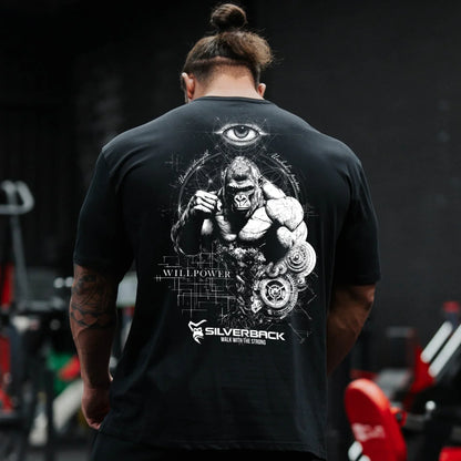 Apex Ritual Cotton Training Tee – Loose-Fit Round-Neck Gym & Sport Shirt
