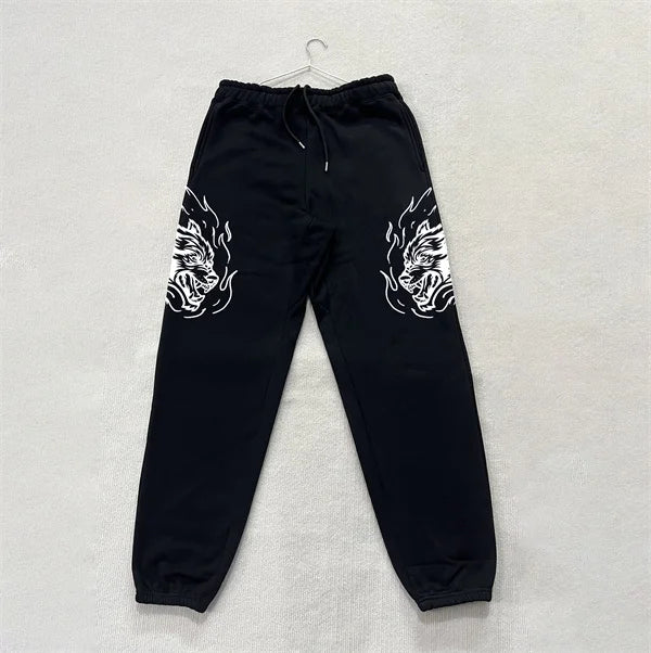 DARC SPORT ankle-length sweatpants, American-style fleece pants, fall/winter fitness training pants, men's and women's matching