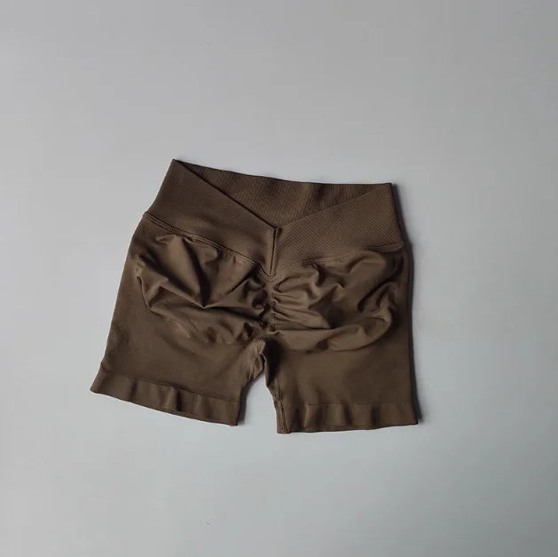 APEX RITUAL ウィメンズ シームレス トレーニングショーツ – Vウエストコンプレッション