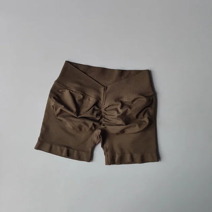 APEX RITUAL ウィメンズ シームレス トレーニングショーツ – Vウエストコンプレッション