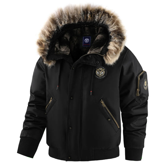 Men's Embroidered Waterproof Bomber Jacket