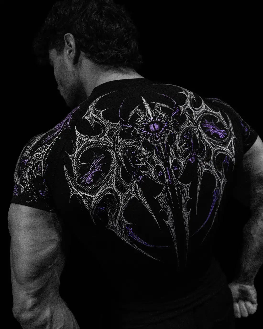 Breathedivinity Fitness Sports T-shirt with High Elasticity and Short Sleeve for Men