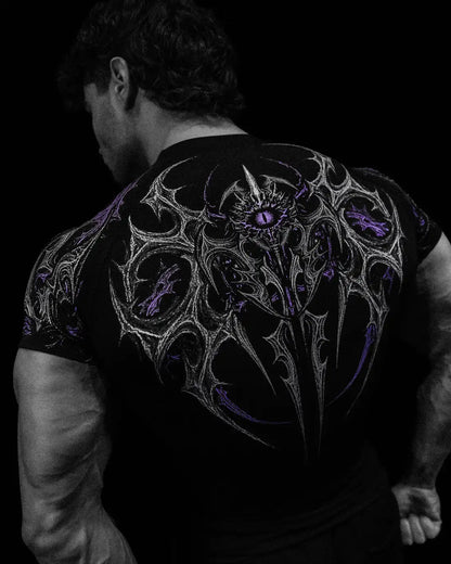 Breathedivinity Fitness Sports T-shirt with High Elasticity and Short Sleeve for Men
