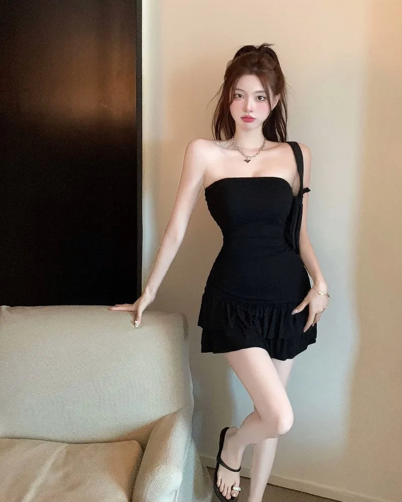 Women's Off-Shoulder Tiered Dress