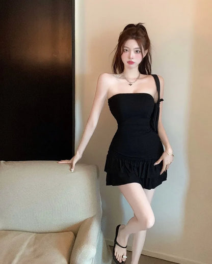 Women's Off-Shoulder Tiered Dress