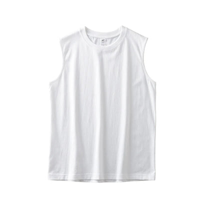 Dukeen 250G Heavyweight Men's Tank Tops 2024 New Summer Pure Cotton Sleeveless Shirt Man Sports Casual Basketball Vest